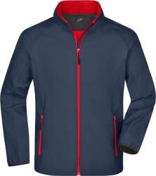 Daiber JN 1130 / Jachetă softshell bărbătească - gri fier/roșu XXL (021130r0505)