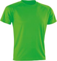 Spiro S 287X AIRCOOL / Tricou sport unisex - verde fluorescent L (29287Xu7003)