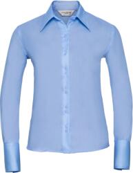Russell Athletic 956F / Tricou cu mânecă lungă pentru femei, fără călcare - cer strălucitor M (11956F21202)