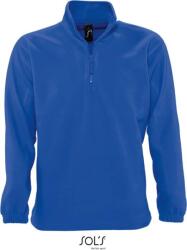 SOL´S NESS / Hanorac bărbătesc din fleece cu fermoar 1/2 - albastru regal XL (25560045004)