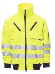 PAYPER STREET 000348-0092 / Jachetă reflectorizantă 2 în 1, cu mâneci detașabile - galbenă S (000348009201006S)