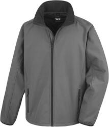 RESULT R 231M / Jachetă softshell bărbătească cu 2 straturi - cărbune/negru XXL (30231M23905)