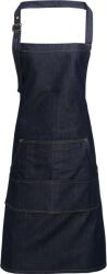 Premier PR 126 / Șorț din denim cu bavete - indigo denim Universal (390126m1499)