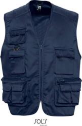 SOL´S WILD / Vestă unisex cu buzunare - bleumarin XL (25363000304)
