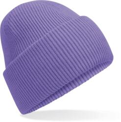 Beechfield B 385R RECICLAT / Căciulă tricotată cu manșetă - violet Universal (53385R09299)