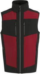 Regatta Professional E-VOLVE TRA 907 / Vestă softshell unisex cu 2 straturi - roșu clasic/negru L (36A907t6903)