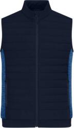 Daiber JN 1864 / Vestă bărbătească căptușită - bleumarin/roșu-aprins melanj 5XL (021864ajl15)