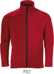 SOL´S RACE / Jachetă softshell bărbătească cu 2 straturi - roșu piper S (251195c8101)