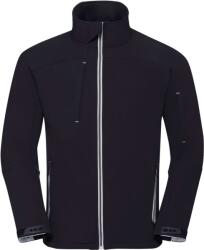 Russell Athletic 410M / Jachetă softshell Bionic cu 3 straturi pentru bărbați - bleumarin francez S (10410M29001)
