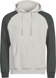 TEE JAYS TJ5156 / Hanorac unisex bicolor - ciment/verde închis XXXL (185156aq613)