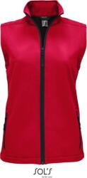 SOL´S RACE BW / Vestă softshell cu 2 straturi pentru femei - roșu piper XXL (252888c8105)