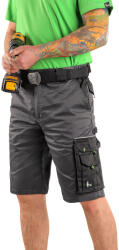CANIS SAFETY a. s CXS SIRIUS ELIAS / Pantaloni scurți bărbătești - gri/verde 50 (106000170850)