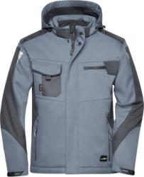 Daiber JN 824 / Jachetă softshell de iarnă pentru lucru - carbon/negru M (02082482802)