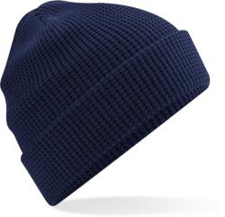 Beechfield B 52N / Căciulă tricotată cu model waffle - bleumarin oxford Universal (53052Ny4099)