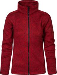 PROMODORO 7725 / Jachetă tricotată din fleece pentru femei - roșu melanj XXXL (407725v7313)