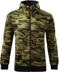 MALFINI, a. s MALFINI CAMO ZIPPER C19 / Hanorac camuflaj bărbătesc - verde camuflaj M (C193414)