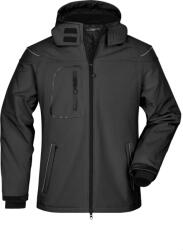 Daiber JN1000 / Jachetă softshell de iarnă cu 3 straturi pentru bărbați - neagră XL (02100000204)