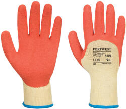 Portwest GRIP XTRA A105 / Mănuși din latex 3/4 - portocalii XL (A105Y1RXL)