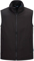 Portwest PRINT A PROMO TK22 / Vestă softshell - neagră M (TK22BKRM)