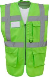 Yoko Vestă multifuncțională YOKO HI-VIS HVW801 / Vestă multifuncțională - lime M (79W80112202)