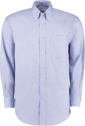 Kustom Kit KK 105 / Cămașă Oxford bărbătească cu mânecă lungă - albastru deschis 4XL (43105X037jo)
