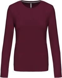 Kariban Vintage K383 / Tricou cu mânecă lungă pentru femei - vin XXXL (20K38305413)