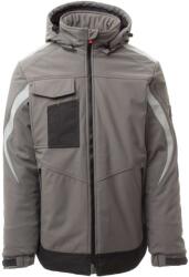 PAYPER WONDER PAD S00294-0489 / Jachetă softshell de iarnă pentru bărbați - fumuriu/negru 5XL (S002940489130105XL)