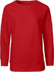 Neutral O 33001 / Hanorac raglan pentru copii din bumbac organic - roșu 104-110 (773301004y2)