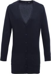 Premier PR 698 / Cardigan lung de damă - bleumarin S (3906980032c)