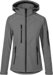 PROMODORO 7855 / Jachetă softshell cu 3 straturi și glugă pentru femei - gri oțel, mărimea S (40785565001)
