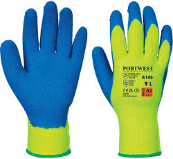 Portwest COLD GRIP A145 / Mănuși de latex de iarnă - galben/albastru XL (A145Y4RXL)