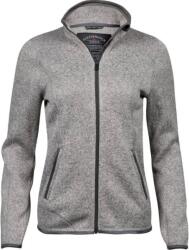 TEE JAYS TJ9616 / Jachetă din fleece tricotată pentru femei, culoare melanj - gri melanj XXXL (18961607713)