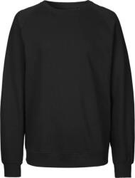 Neutral O 63001 / Hanorac unisex organic raglan - negru XL (77630100204)