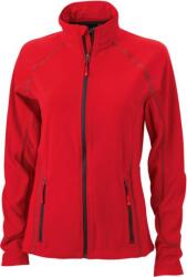 Daiber JN 596 / Jachetă structurată din fleece pentru femei - roșu/carbon XL (02059687804)