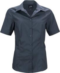 Daiber JN 643 / Cămașă business pentru femei din poplin cu mâneci scurte - carbon XXXL (02064302513)
