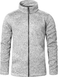 PROMODORO 7720 / Jachetă tricotată din fleece pentru bărbați - gri melanj L (40772061003)