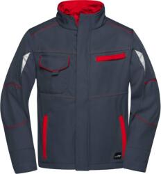 Daiber JN 851 / Jachetă softshell de vară pentru lucru - carbon/roșu M (020851i7602)