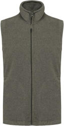 Kariban Vintage LUCA K913 / Vestă bărbătească din fleece - verde marmorat heather M (20K913zk102)