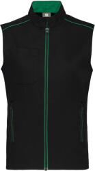 Wk Designed To Work WK CONCEPUTĂ PENTRU LUCRU WK 6148 / Vestă bărbătească din material rezistent - negru/verde 5XL (206148o6415)