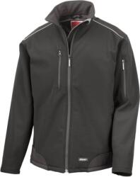 RESULT R 124X / Jachetă de lucru unisex softshell cu 3 straturi - complet neagră, mărimea S (30124X00701)