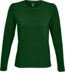 SOL'S IMPERIAL LSL / Tricou cu mânecă lungă pentru femei - verde sticlă XXL (25207554005)