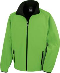 RESULT R 231M / Jachetă softshell bărbătească cu 2 straturi - verde intens/negru XXL (30231Mo5405)