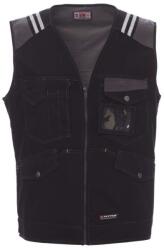 PAYPER TUCSON 000317-0064 / Vestă de lucru din denim - negru/fumuriu L (000317006414025L)