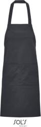 SOL´S GAMMA / Șorț organic cu bavetă - gri închis Universal (25356967099)