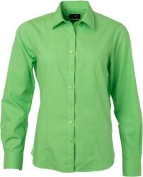 Daiber JN 677 / Cămașă poplin cu mânecă lungă pentru femei - verde lime XXXL (02067704213)