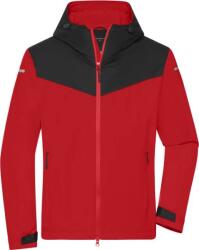 Daiber JN 1180 / Jachetă softshell outdoor pentru bărbați - roșu deschis/negru/roșu deschis XL (021180zb404)