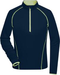 Daiber JN 497 / Tricou funcțional cu mânecă lungă pentru femei - bleumarin/galben strălucitor M (020497r0202)