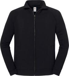 Fruit of the Loom ICONIC PREMIUM SWEAT JACKET / Hanorac din bumbac gros cu fermoar - negru 4XL (16229000214)
