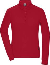 Daiber JN 1841 / Tricou polo de lucru cu mânecă lungă pentru femei - roșu XL (02184100404)
