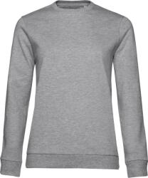 B&C be inspired B&C #SET IN WOMEN / Hanorac de damă - gri deschis melanj XXXL (01W02W61013)